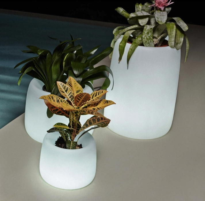 Organic - Pot Lumineux à Led Rond  - Vondom