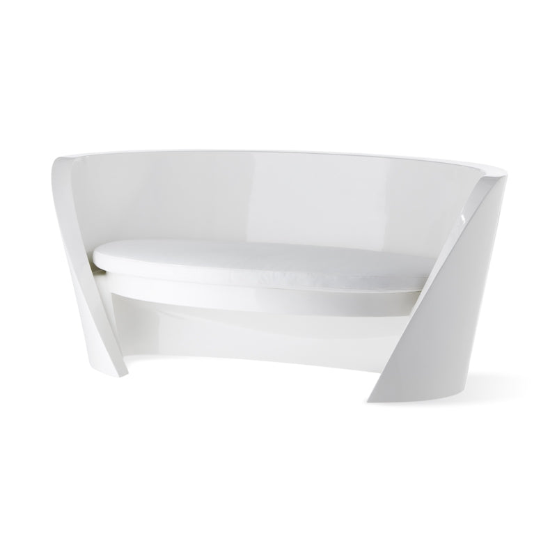 Rap design sofa matt or glossy lacquered colour by Slide Design