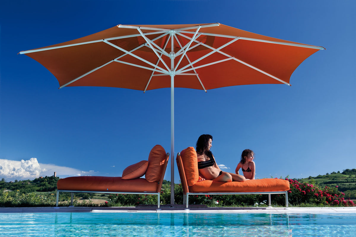 Reflex Telescopic Parasol with Central Base by Fim