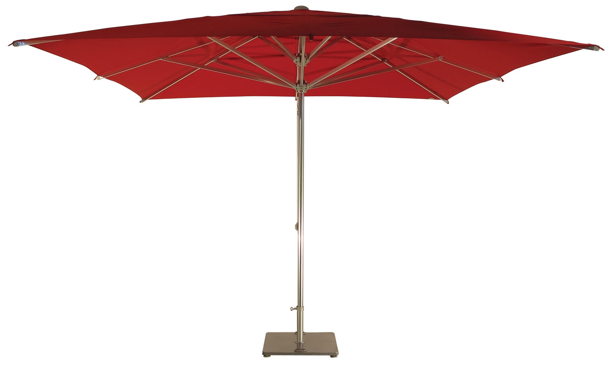 Reflex parasol with telescopic movement on the pole - easy closing without moving furniture