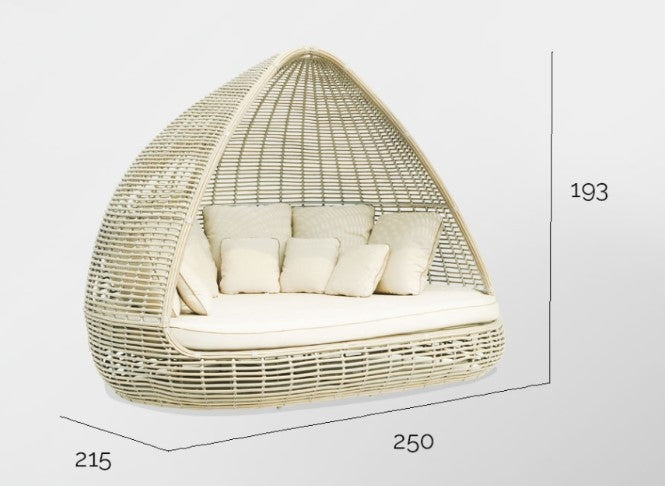 SHADE Daybed - Canapé extérieur aspect rotin
