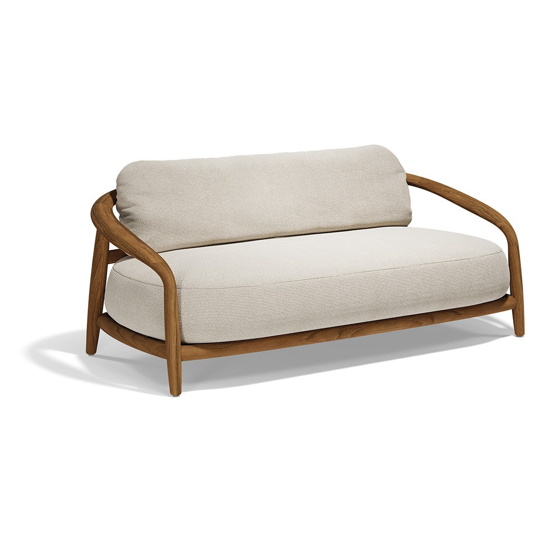 dimensions FUSTA Vondom upholstered wooden sofa