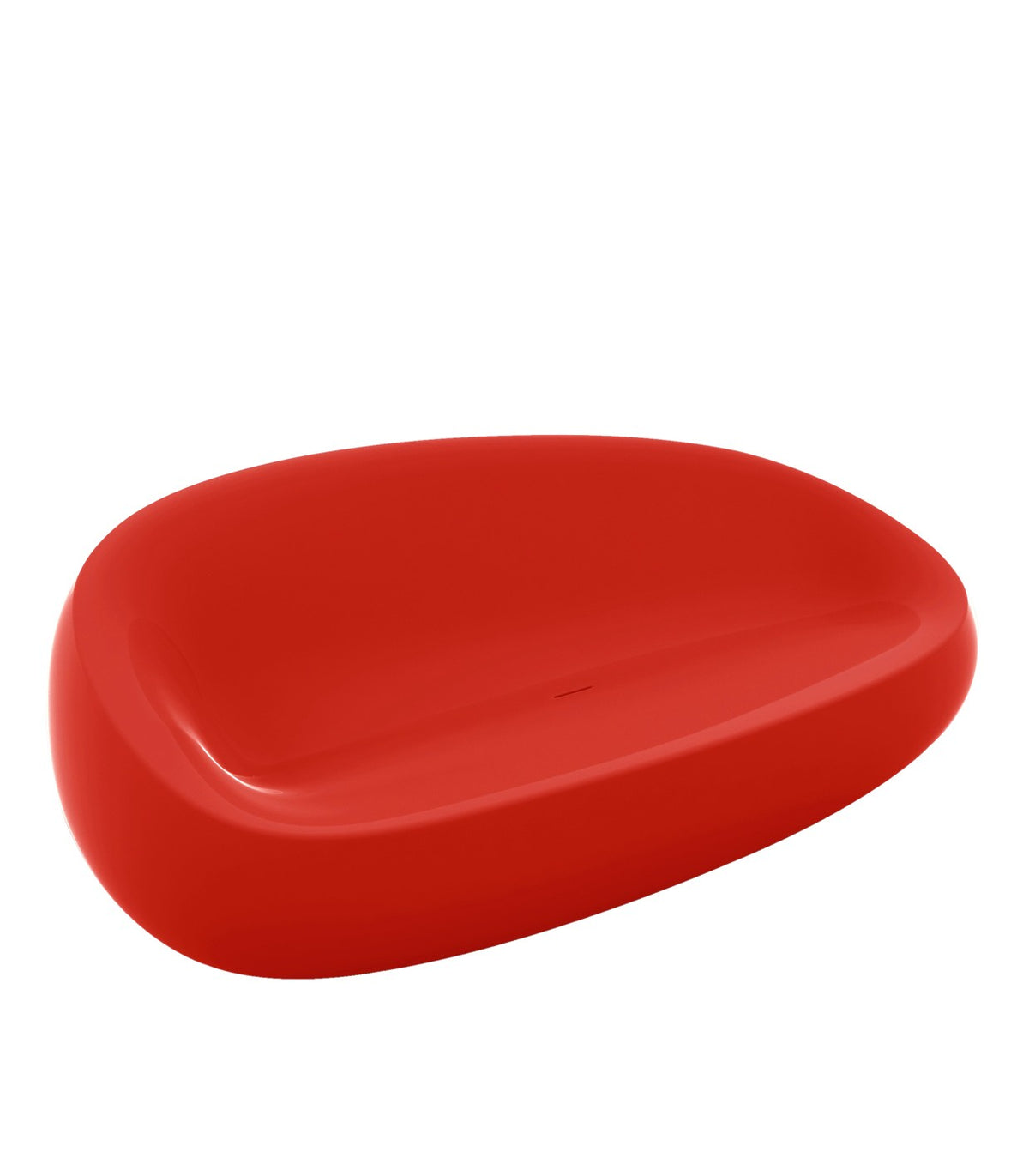 Canapé Design effet laqué STONE VONDOM - rouge