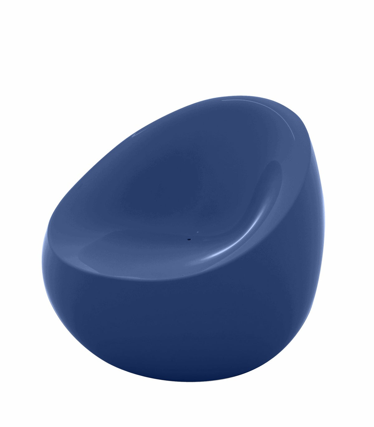 STONE design armchair - blue lacquered finish - VONDOM