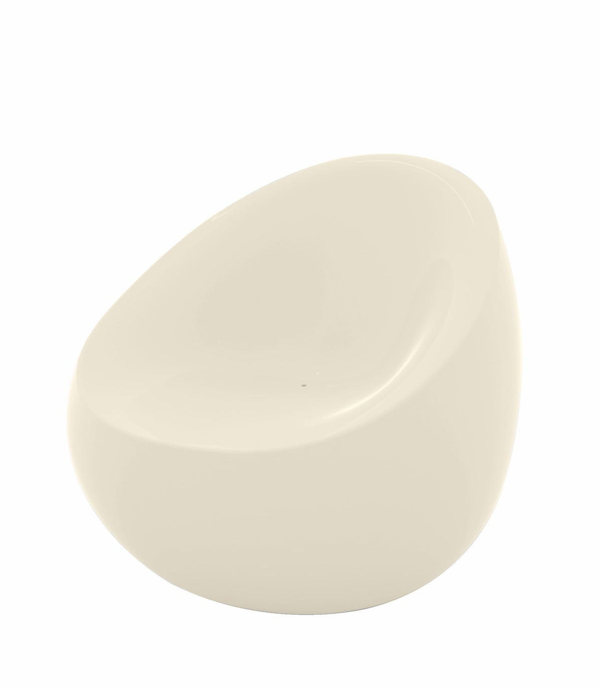 STONE design armchair - ecru lacquered finish - VONDOM