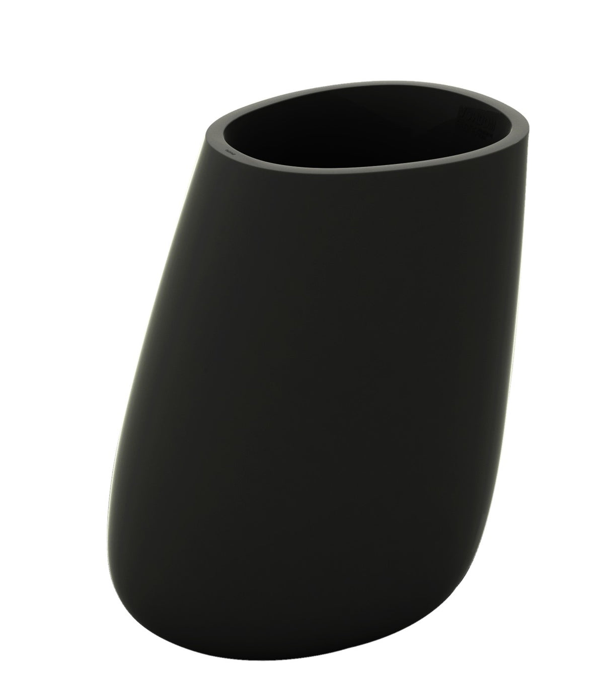 Pot de fleurs laqué STONE Vondom - anthracite