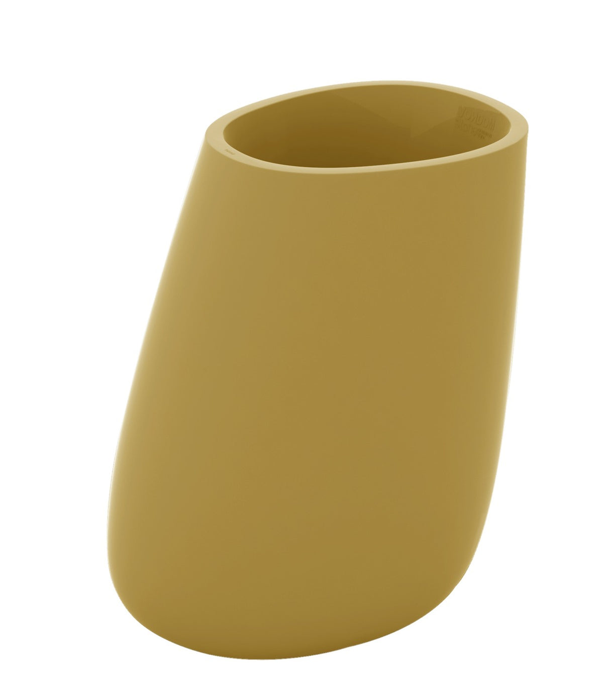 Pot de fleurs laqué STONE Vondom - champagne