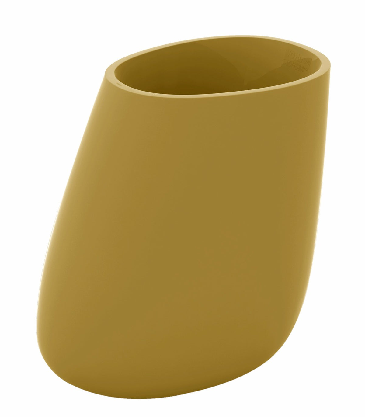 STONE lacquered flowerpot - Vondom - champagne