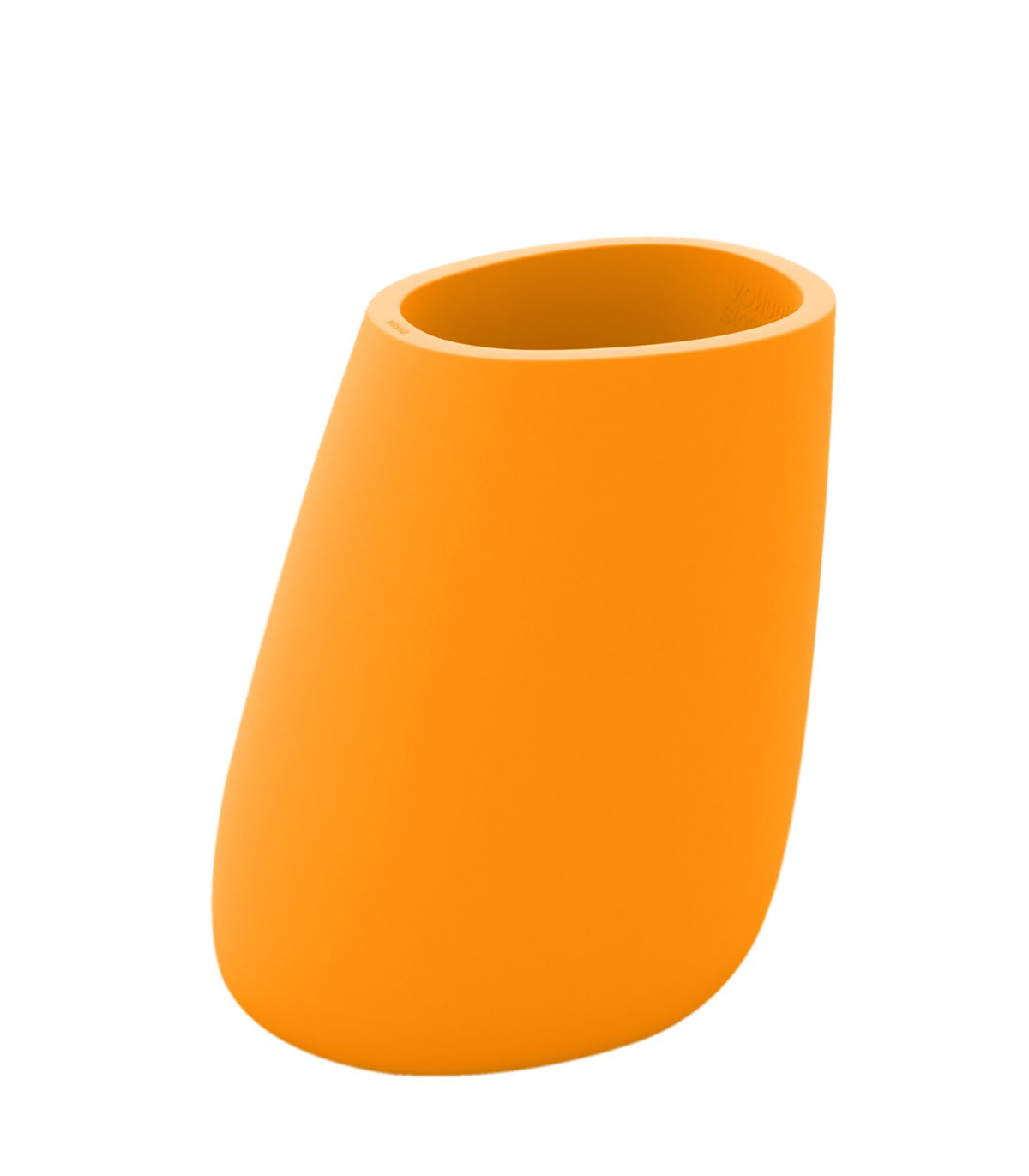 STONE flower pot matte finish design - Vondom - orange