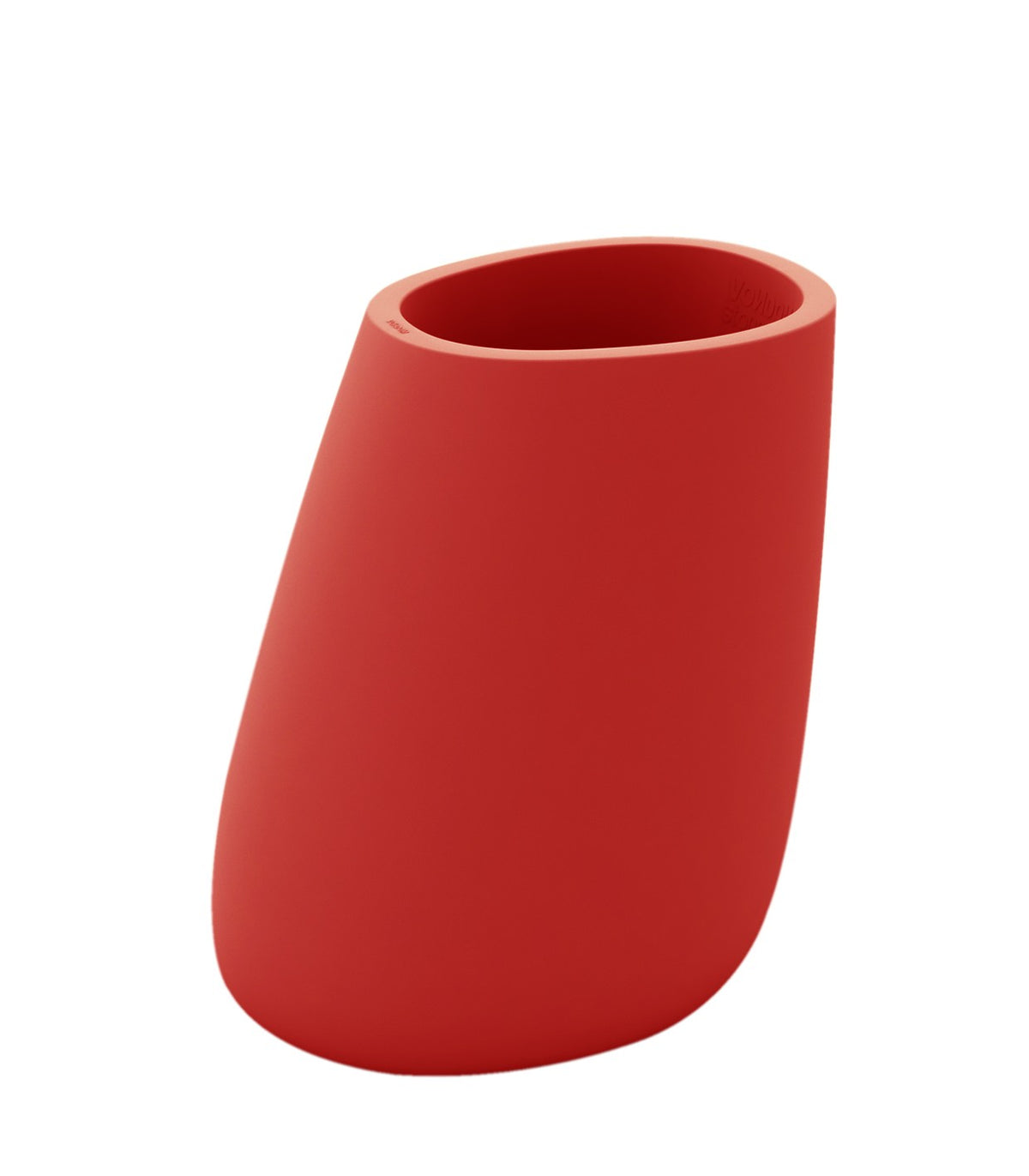 STONE flower pot matte finish design - Vondom - red