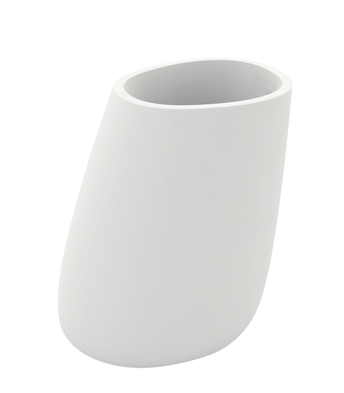 STONE pot de fleurs finition mate - blanc