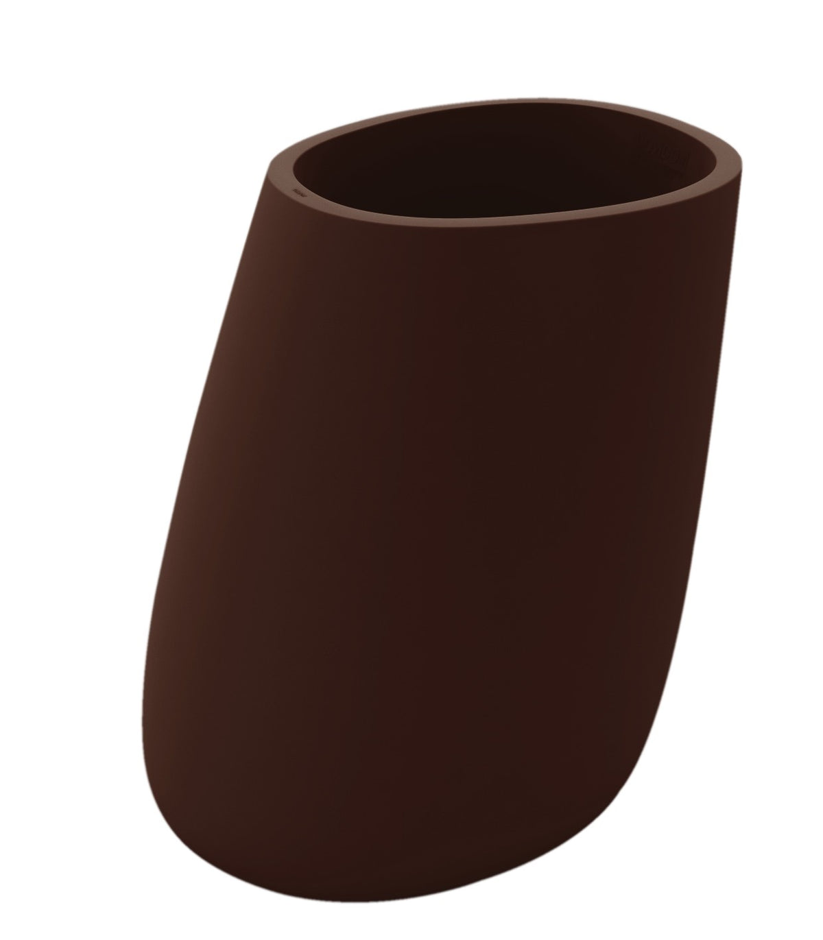 STONE flower pot matte finish - bronze