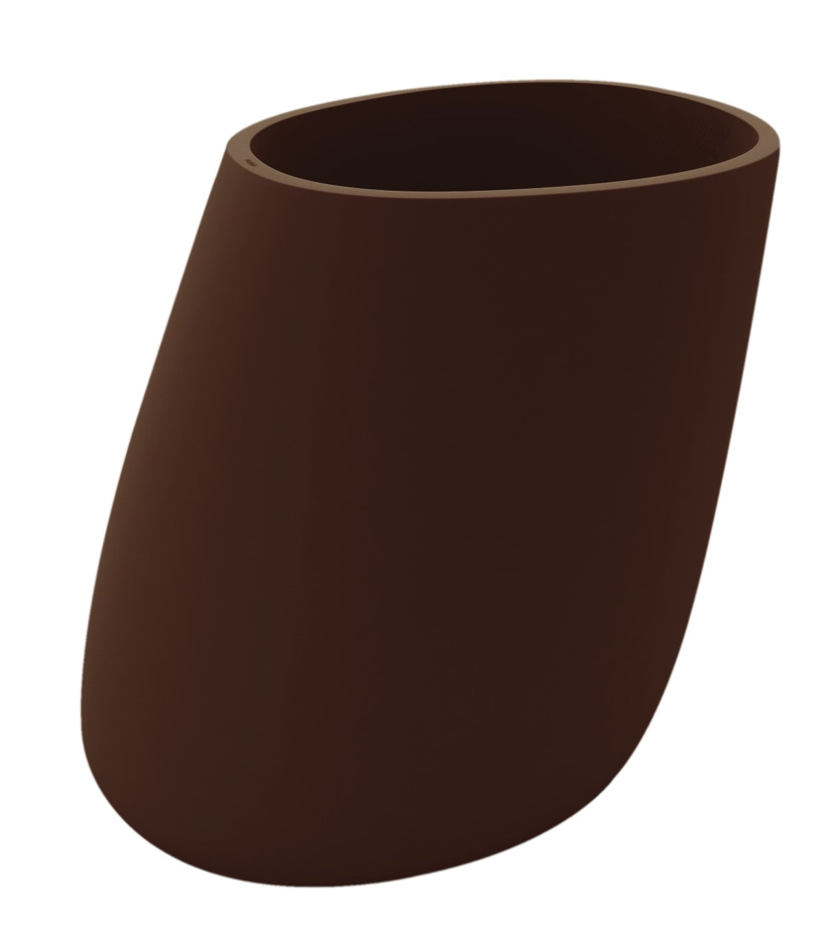 STONE flower pot matte finish - bronze