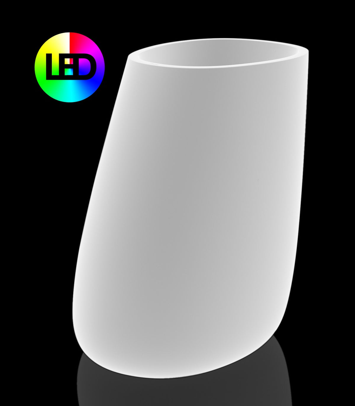 Stone design flower pot