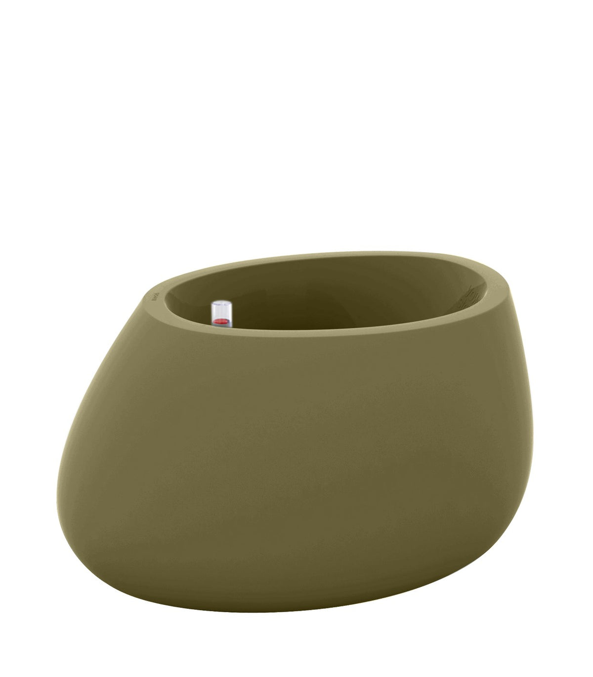 STONE design lacquered flowerpot Vondom - khaki