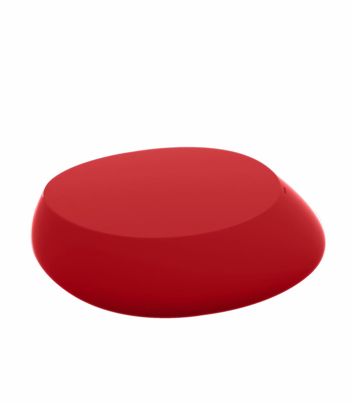 STONE lacquered design coffee table - VONDOM - red
