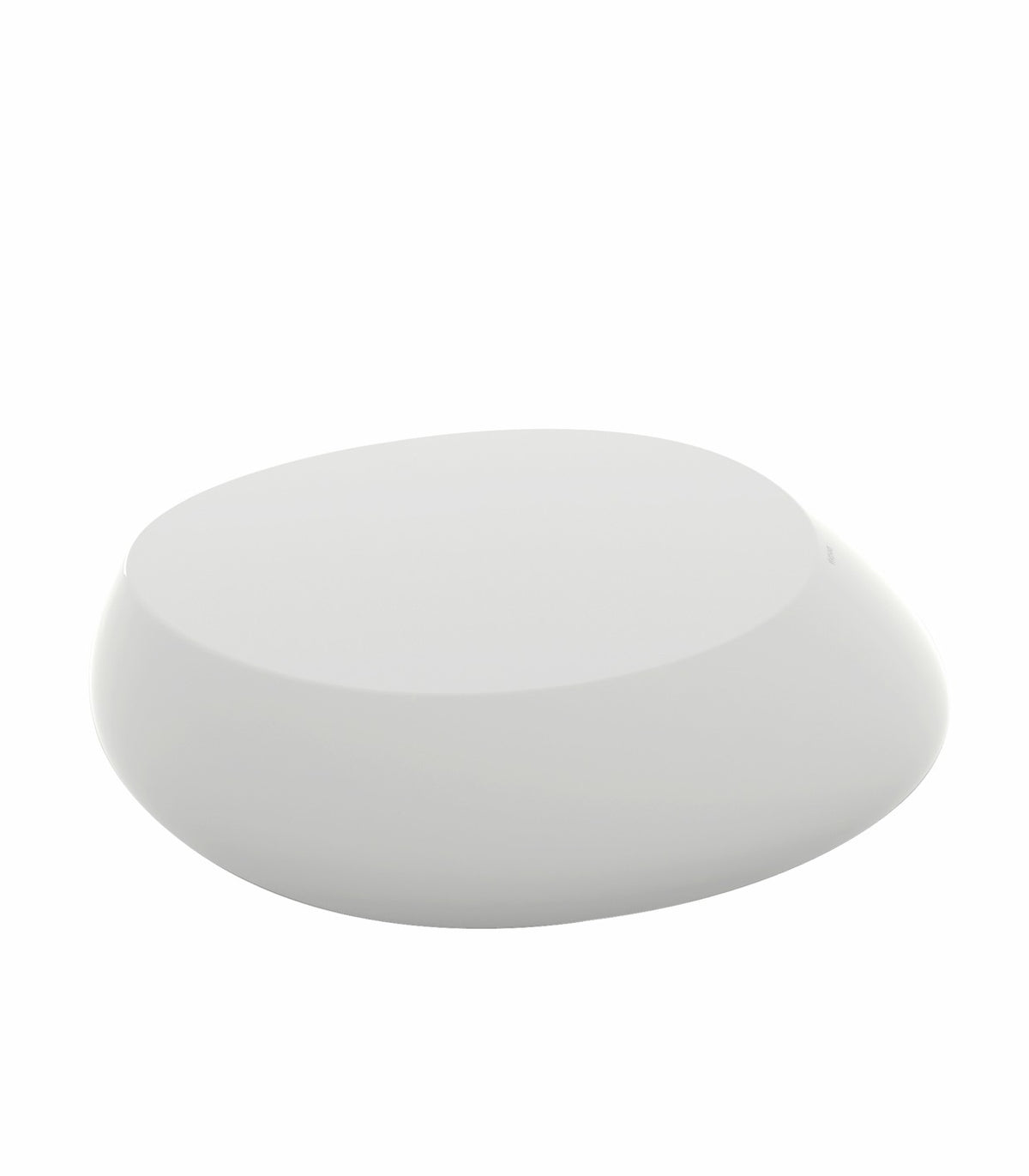 STONE lacquered design coffee table - VONDOM - white