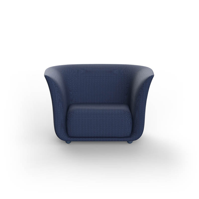 SUAVE Lounge Chair - Outdoor Fabric Armchair - VONDOM