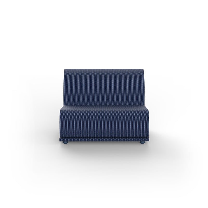 SUAVE Sofa Armless - Outdoor Fabric Bench - VONDOM