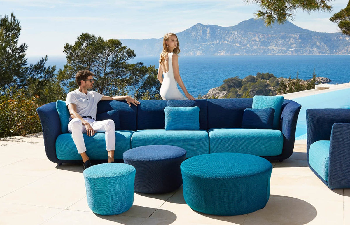 SUAVE Sofa Armless - Outdoor Fabric Bench - VONDOM