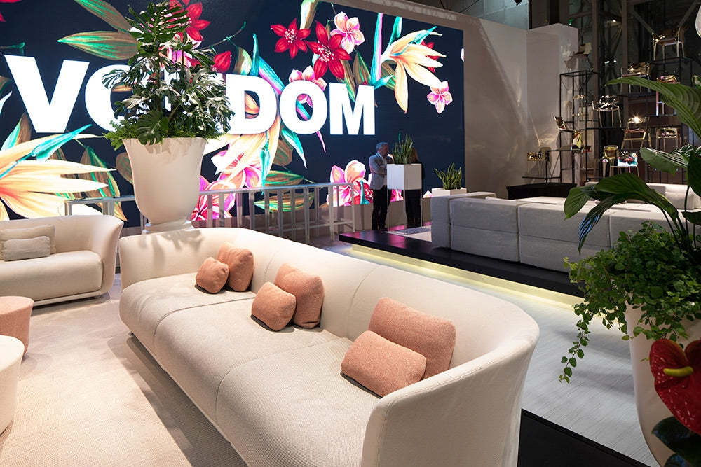 Modular Outdoor Sofa SUAVE Three Seater at the Milan Furniture Fair by VONDOM