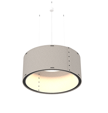 ACOUSTIC TROM - Acoustic Pendant Light Cylindrical Shape