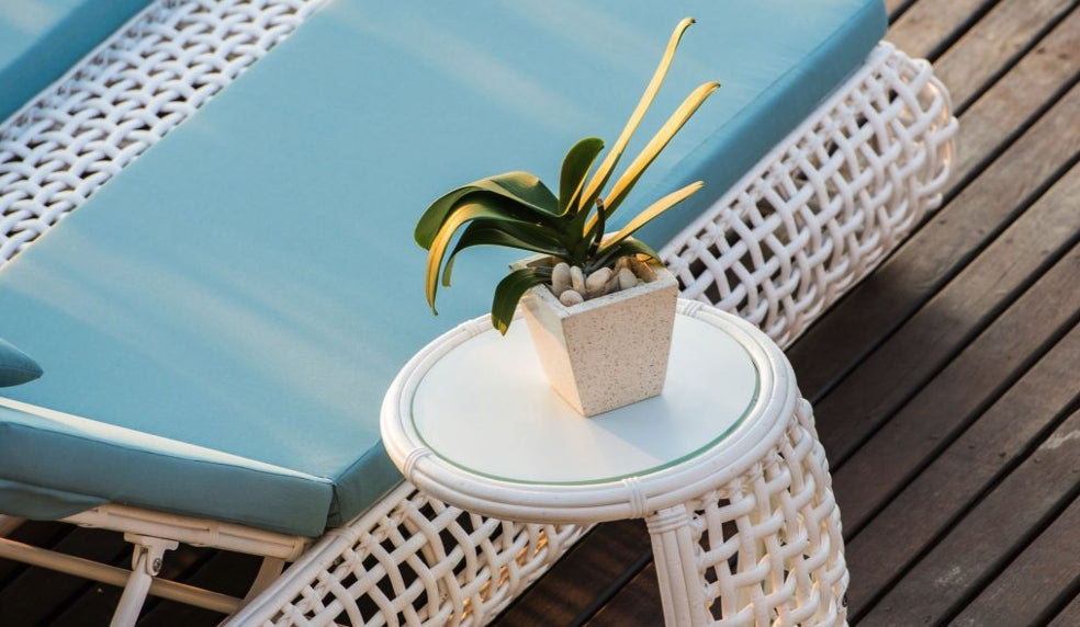 Table basse ronde DYNASTY - table d'appoint metal par Skyline Design