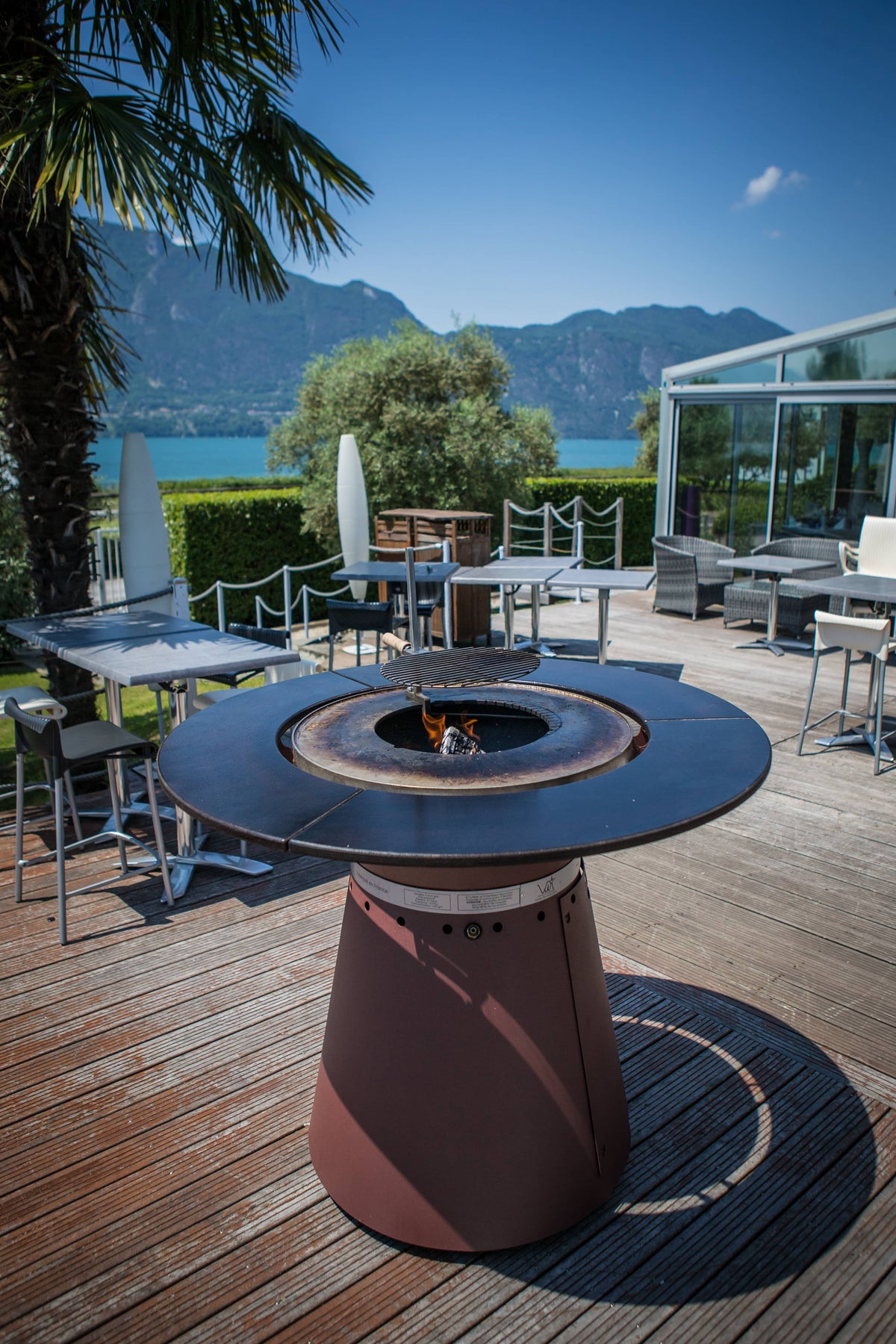 Barbecue grill for the VULX FUSION high table brazier