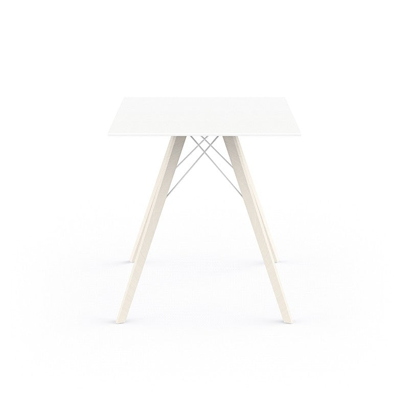 FAZ WOOD DINING TABLE 70X70X74 - Table de Bar en Bois carré