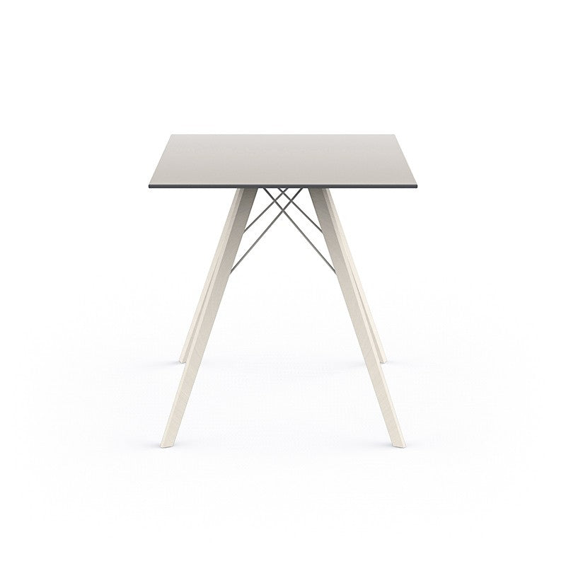 FAZ WOOD DINING TABLE 70X70X74 - Square Wooden Bar Table