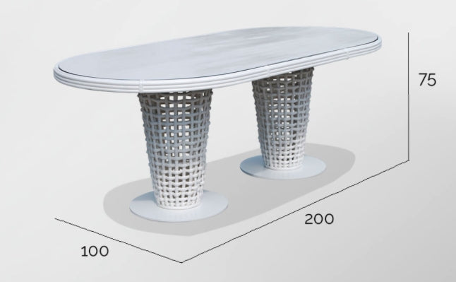 Table De Jardin Tressée DYNASTY