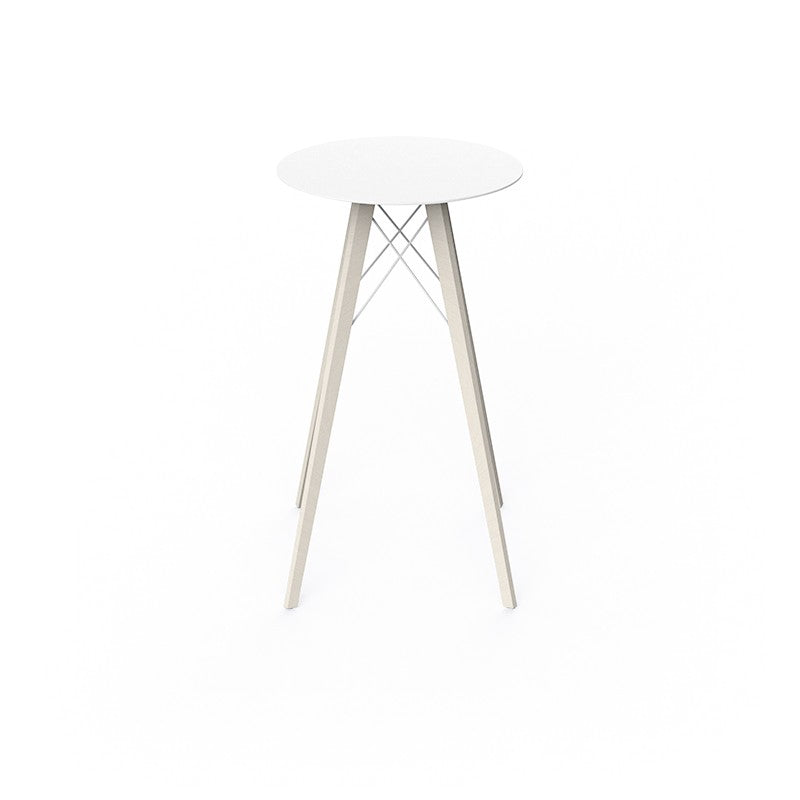 FAZ WOOD HIGH TABLE Ø60X105