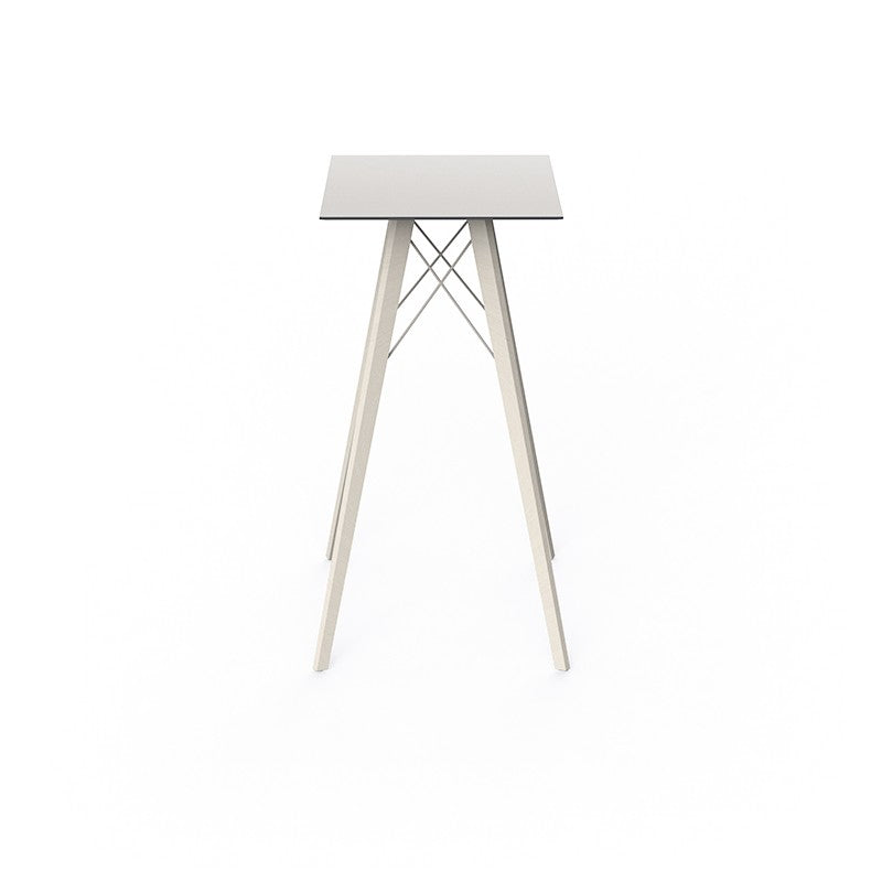 FAZ WOOD HIGH TABLE 50X50X105 - Table Mange Debout en Bois