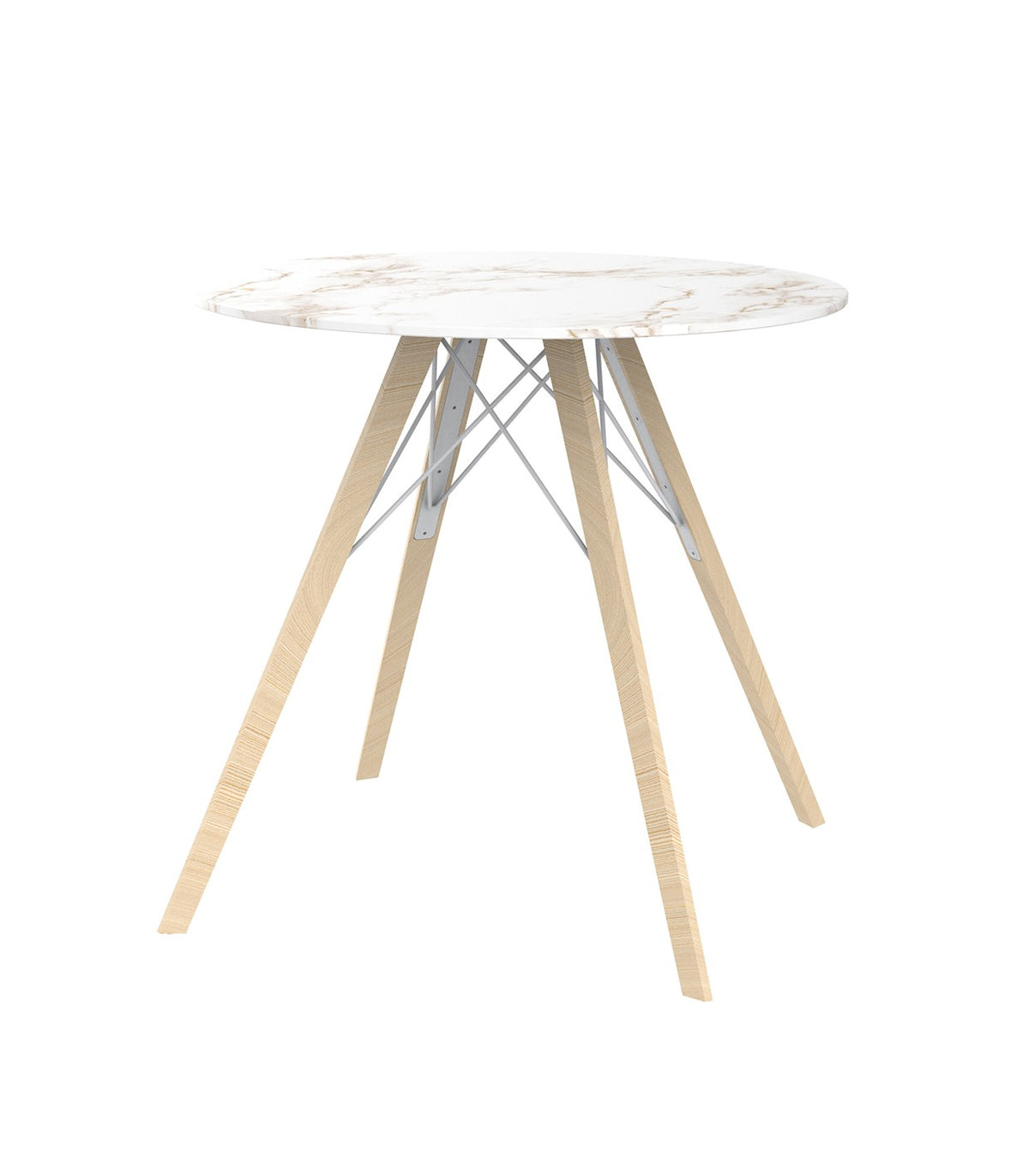 FAZ WOOD DINING TABLE Ø80X74 - Round Wooden Restaurant Table