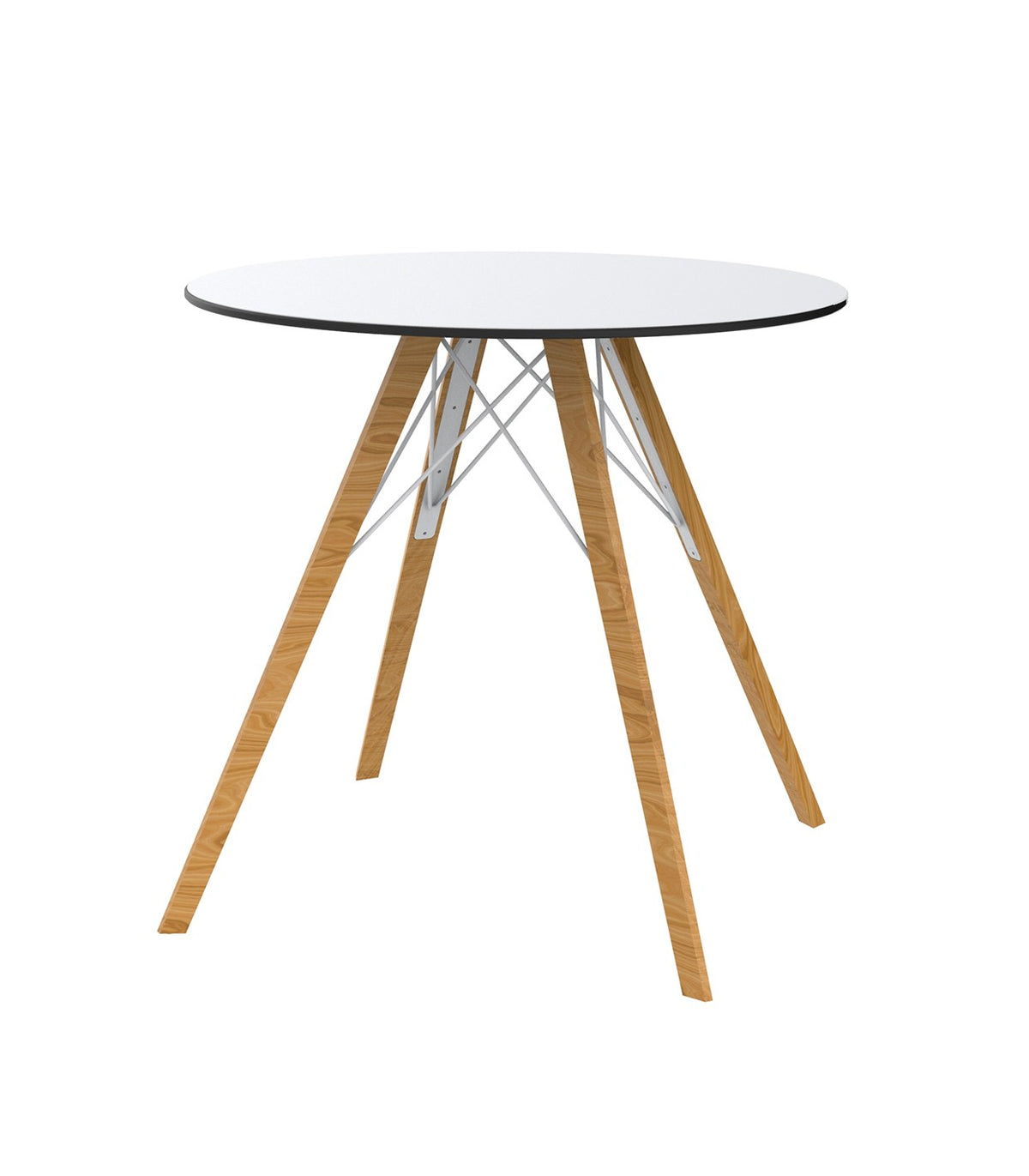 FAZ WOOD DINING TABLE Ø80X74 - Round Wooden Restaurant Table