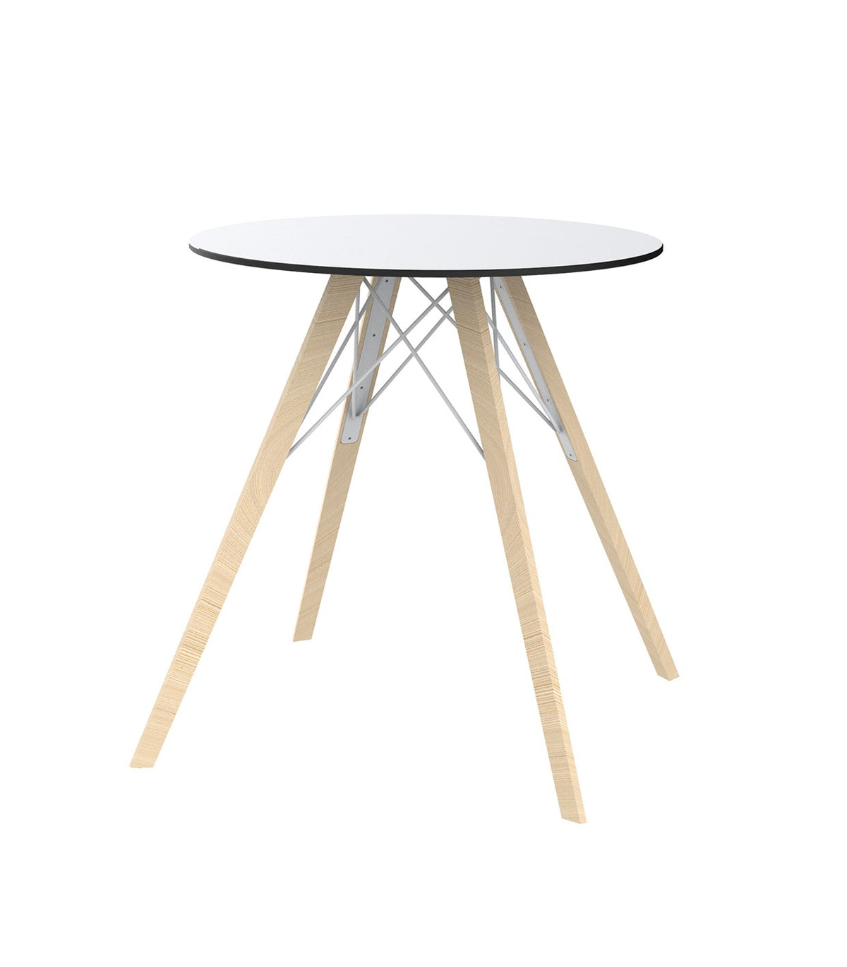 FAZ WOOD DINING TABLE Ø70X74 - Round Wooden Table 2 persons