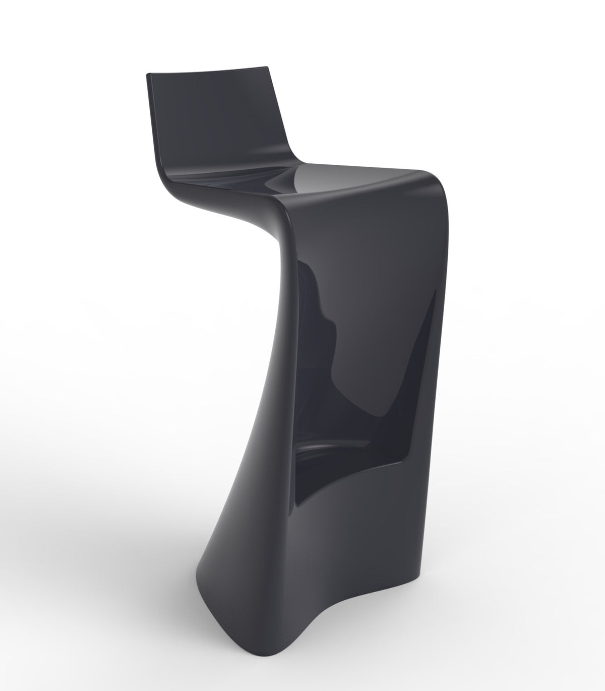 Vondom Design Bar Stool - Anthracite Grey