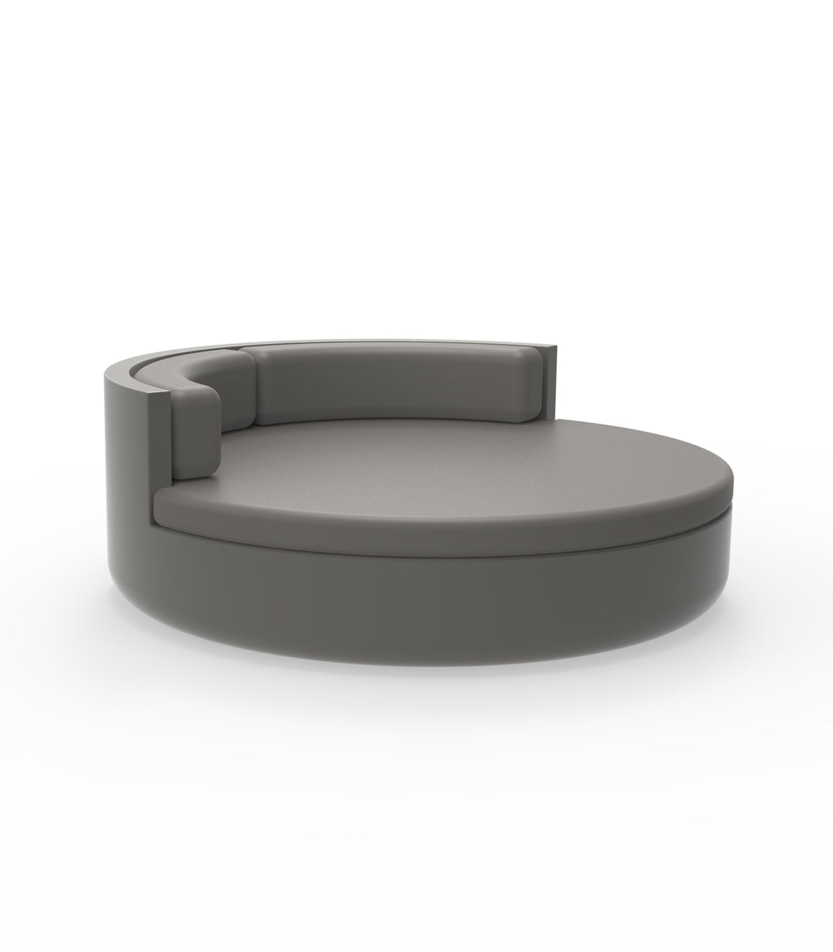 Canape Convertible d Exterieur pour Hotel Lounge Taupe Laque avec Dossier