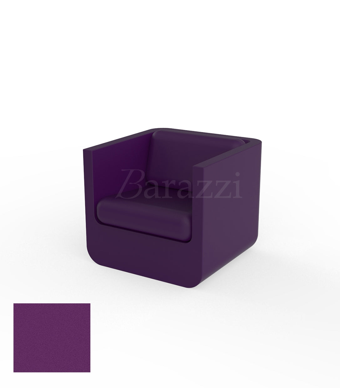 ULM Fauteuil Prune Mat Vondom