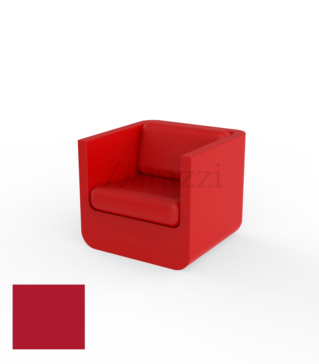 ULM Fauteuil rouge Mat Vondom