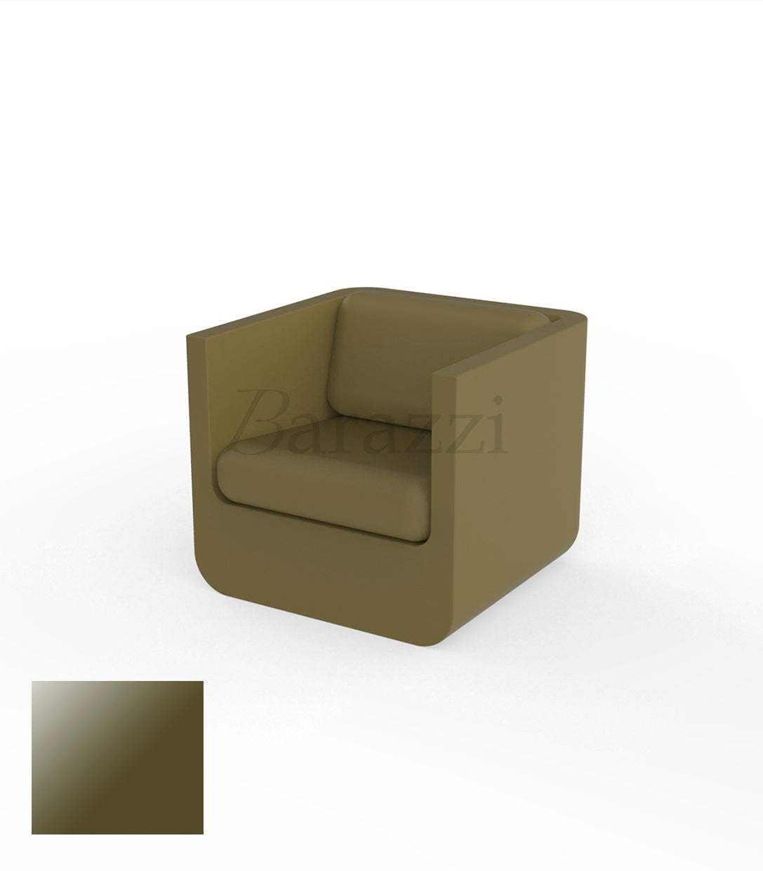 ULM Armchair Kaki Lacquered Vondom