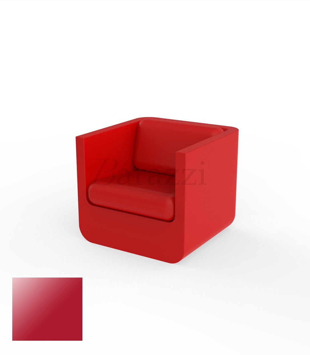 ULM Armchair Red Lacquered Vondom
