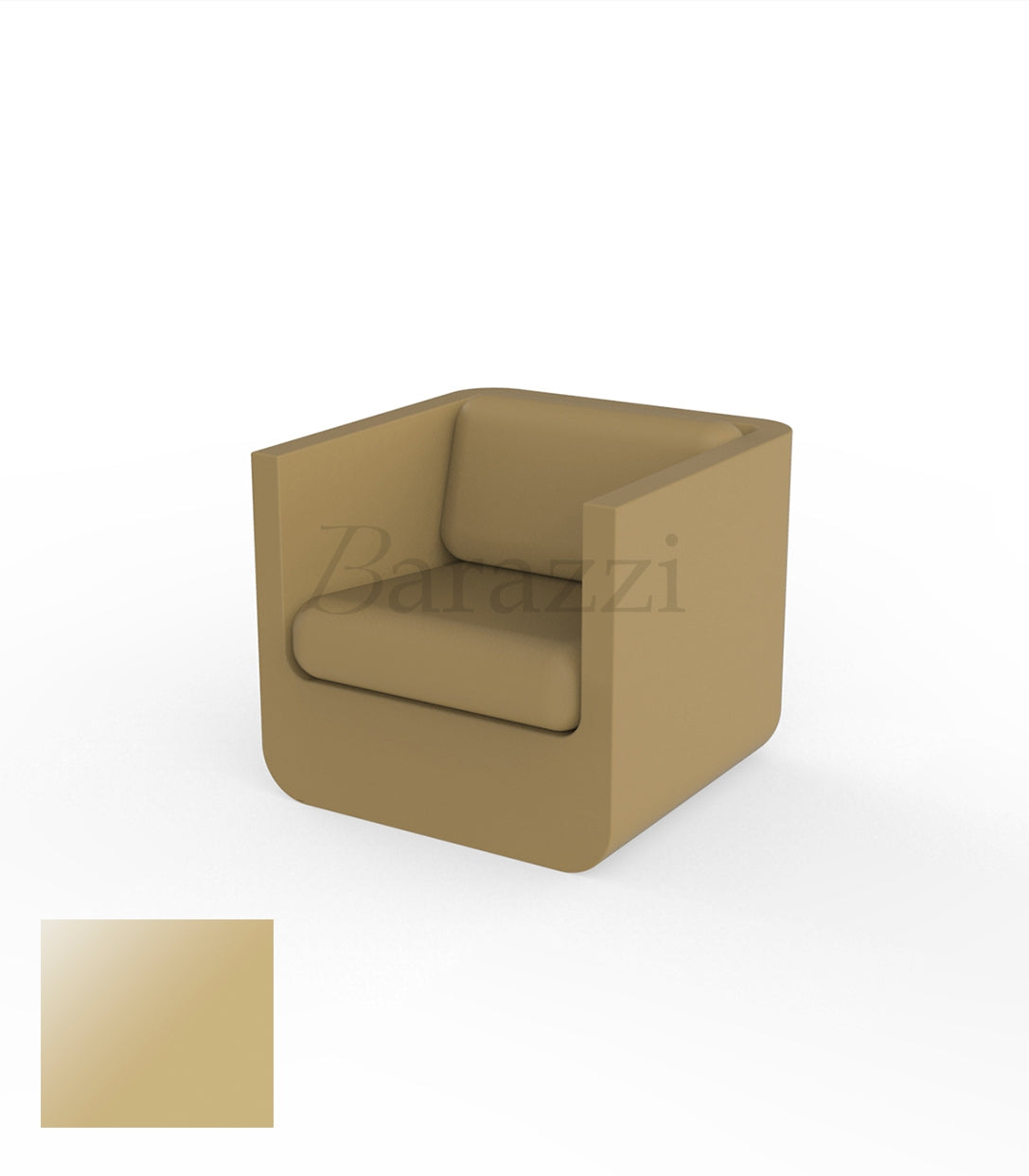 ULM Armchair Beige Lacquered Vondom