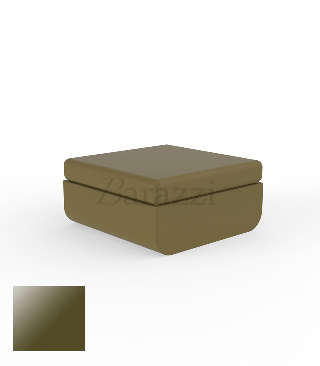 ULM Pouf Khaki Lacquered Vondom