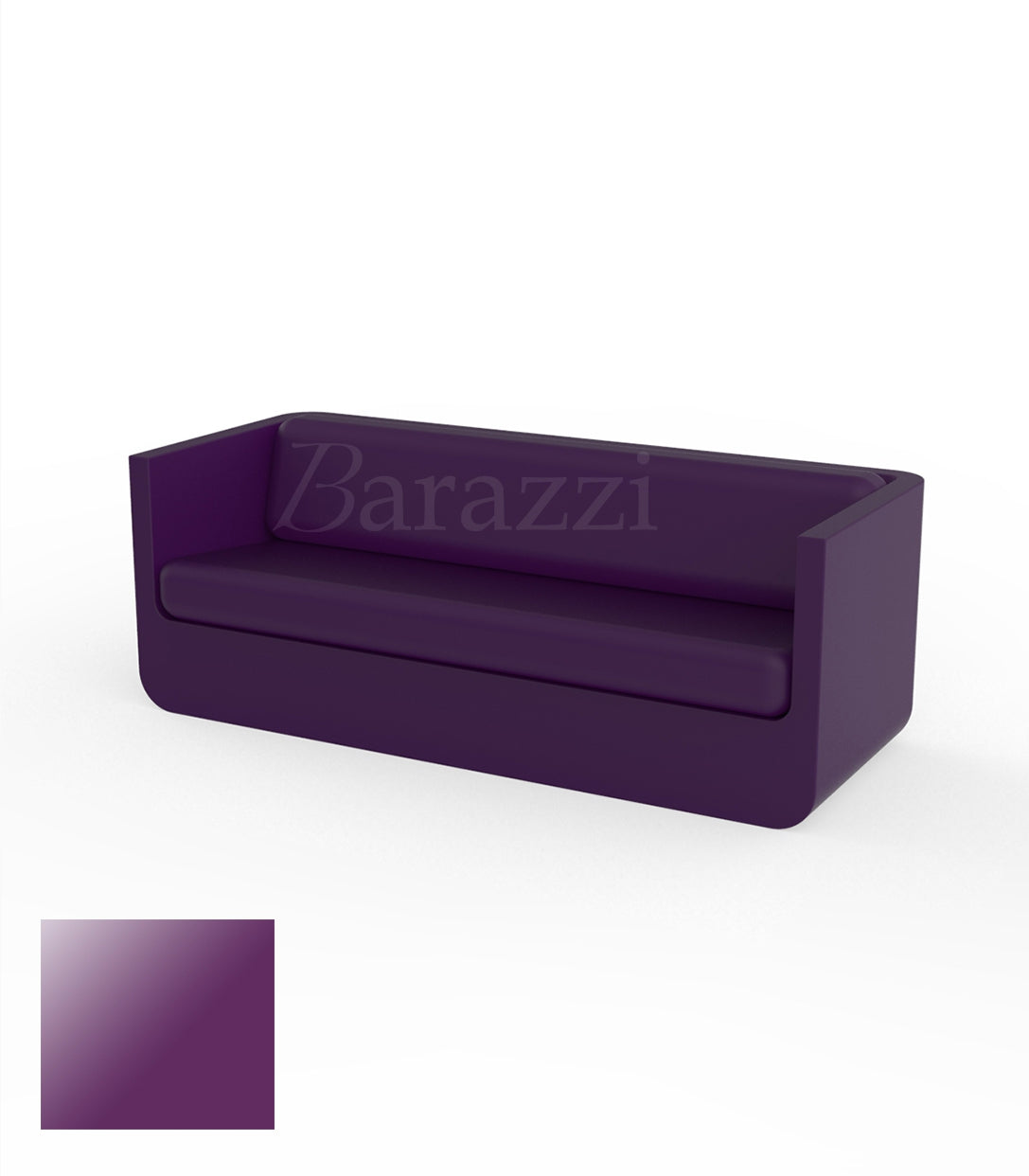 ULM Sofa Plum Laque Vondom