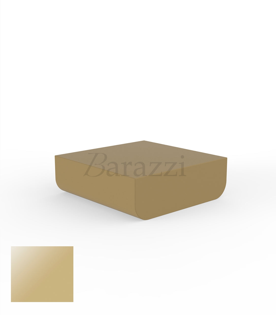  	ULM Table Basse Beige Laque Vondom
