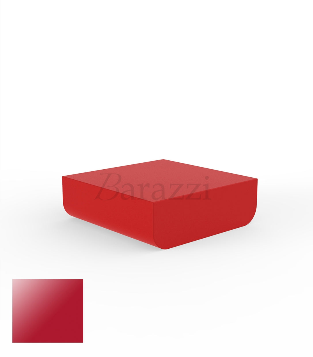  	ULM Table Basse Rouge Laque Vondom