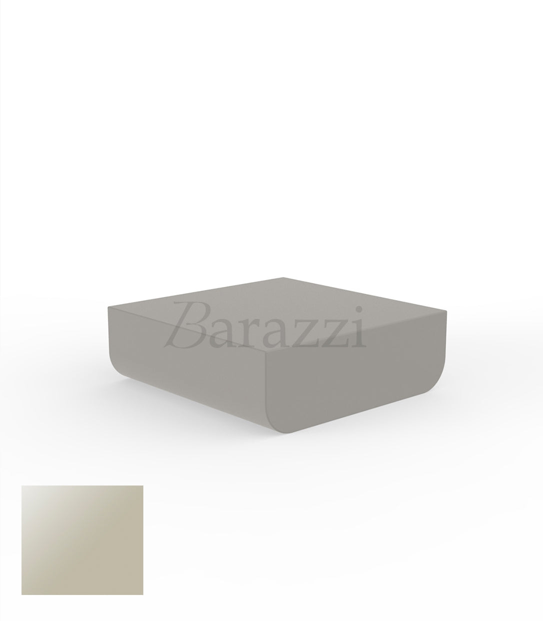  	ULM Table Basse Ecru Laque Vondom