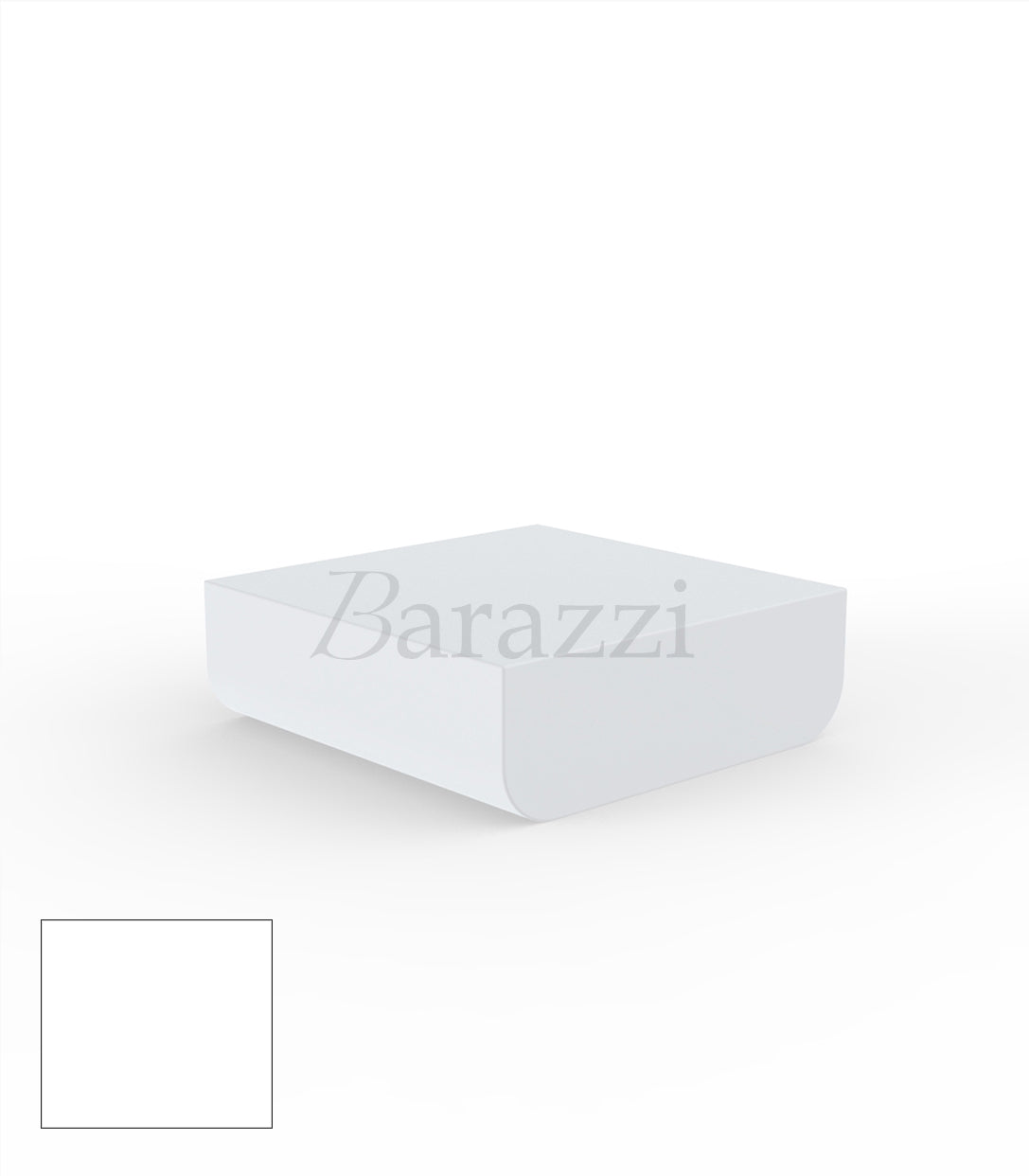  	ULM Table Basse Blanc Laque Vondom