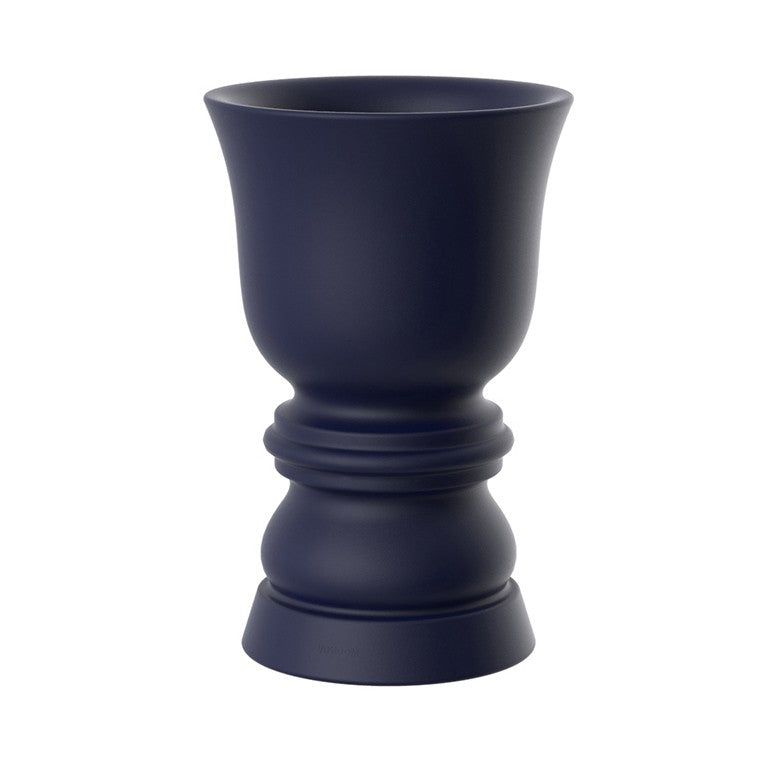 Vase forme pièce d'échec suave planter 65 cm
bleu foncé